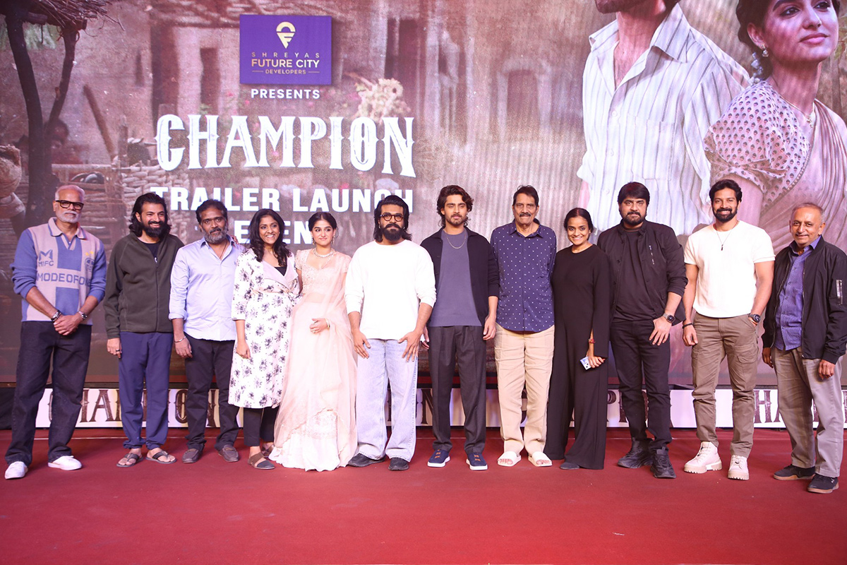 Roshan Champion Movie Trailer Launch Event25