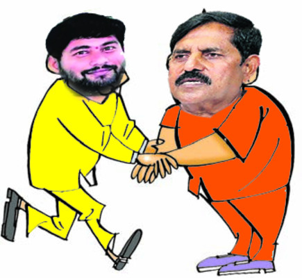 బడా నేతల భాయీ భాయీ.. కార్యకర్తల్లోనే లడాయి !1