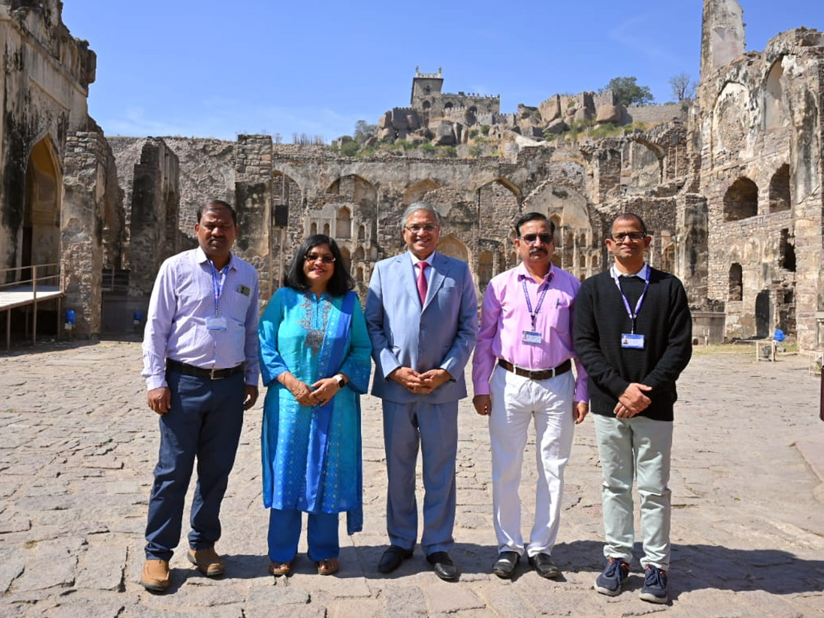 Chief Election Commissioner Gyanesh Kumar during his visit to the historic Golconda Fort on Saturday2