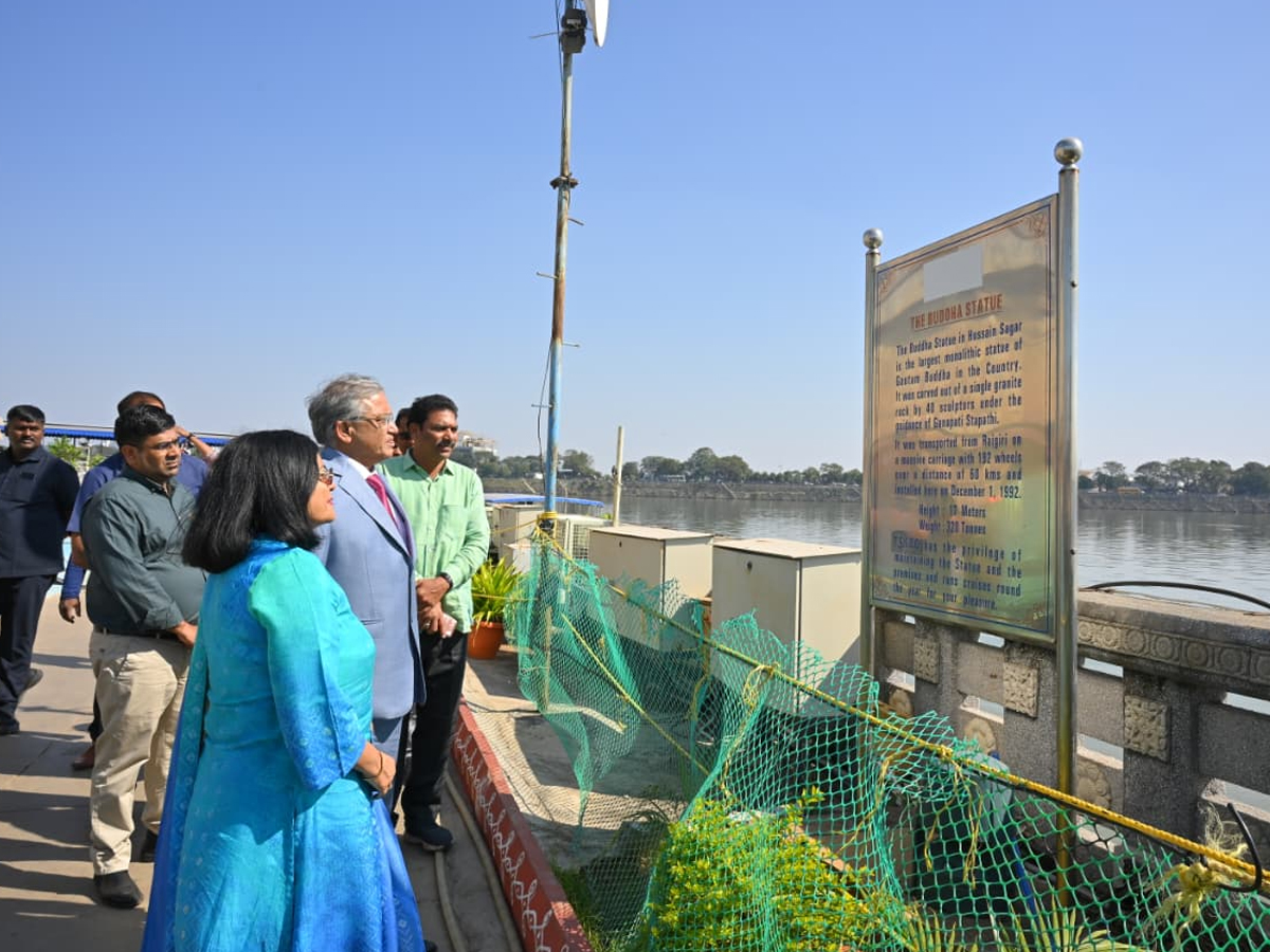 Chief Election Commissioner Gyanesh Kumar during his visit to the historic Golconda Fort on Saturday13
