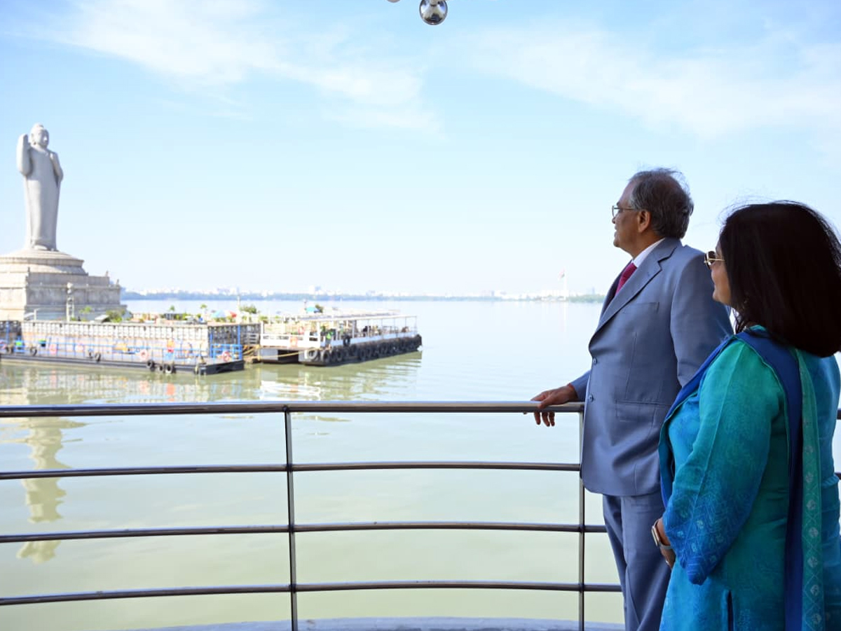 Chief Election Commissioner Gyanesh Kumar during his visit to the historic Golconda Fort on Saturday14