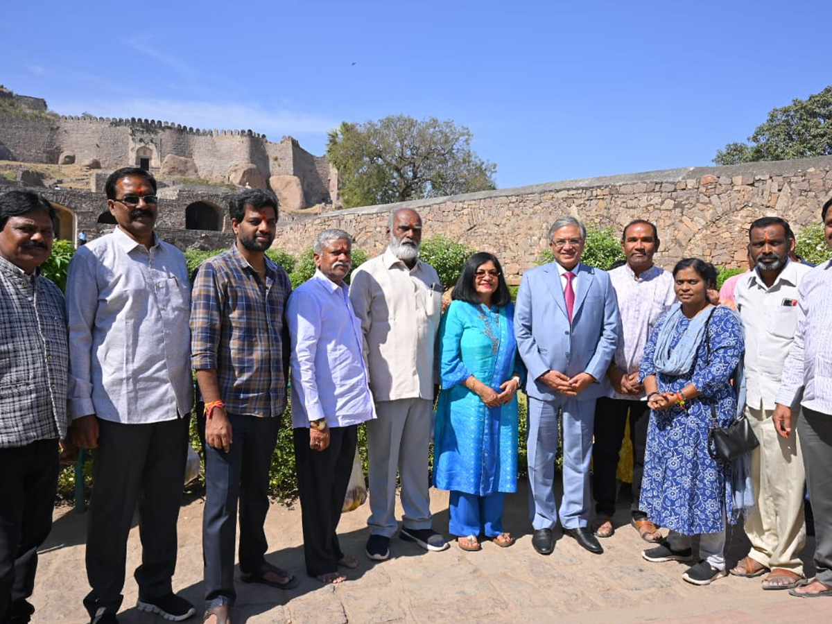 Chief Election Commissioner Gyanesh Kumar during his visit to the historic Golconda Fort on Saturday6