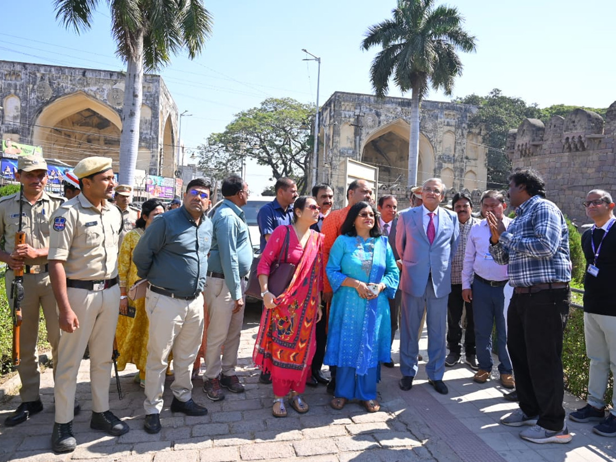 Chief Election Commissioner Gyanesh Kumar during his visit to the historic Golconda Fort on Saturday8