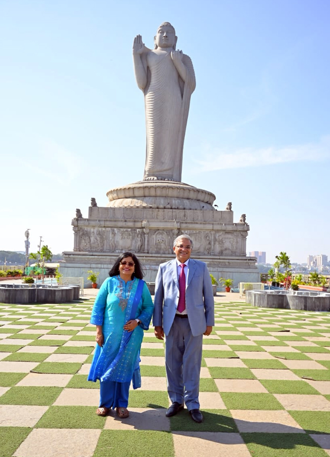 Chief Election Commissioner Gyanesh Kumar during his visit to the historic Golconda Fort on Saturday10