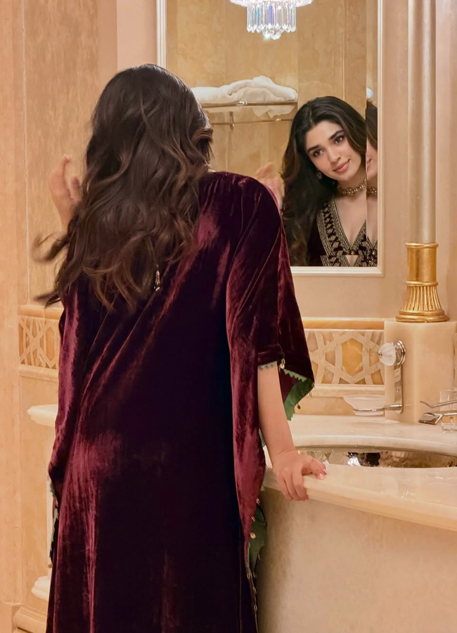 Krithi Shetty in a colorful saree The beauty shared photos for her fans.12