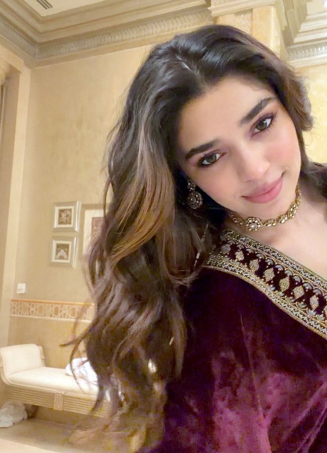 Krithi Shetty in a colorful saree The beauty shared photos for her fans.5