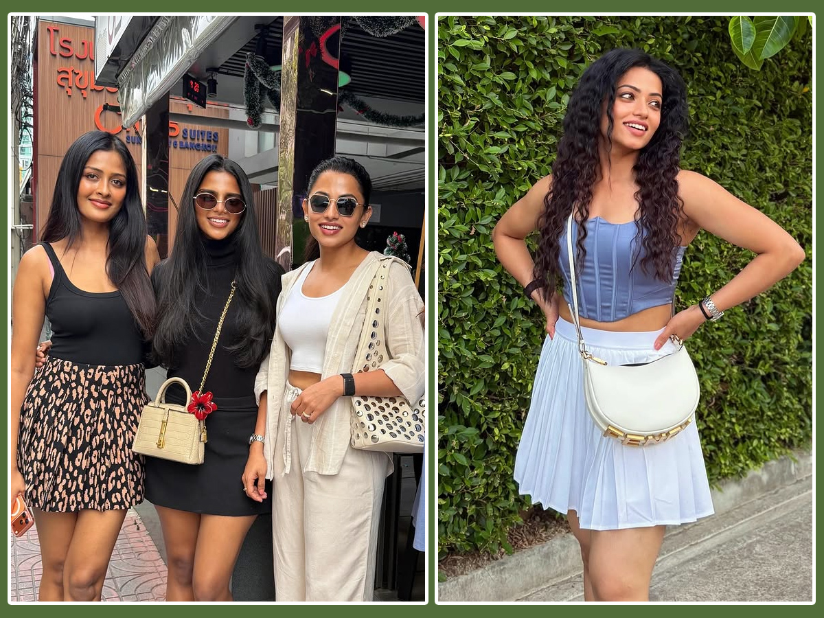 Telugu serial actress Navya Swamy on a trip to Bangkok photos1