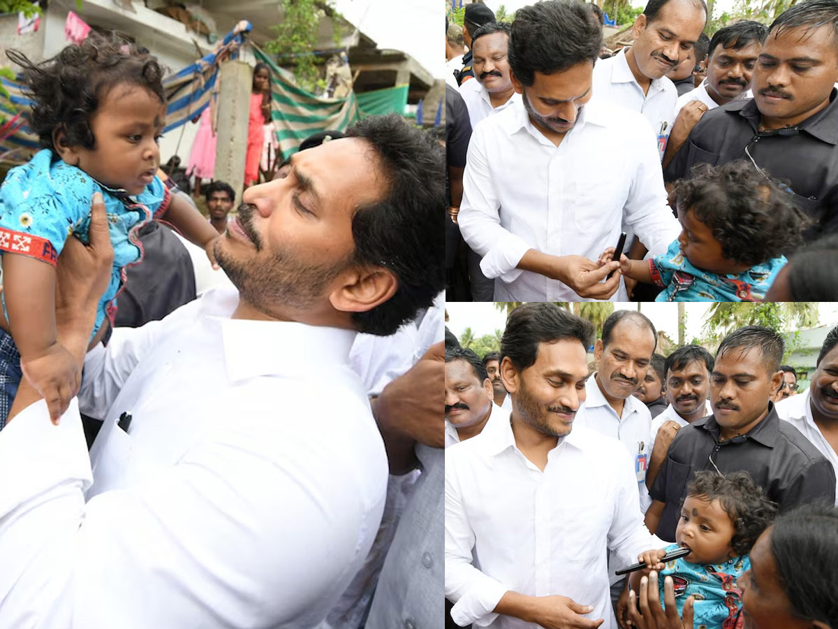 YS Jagan Mohan Reddy Cute Moments With Kids Photos1