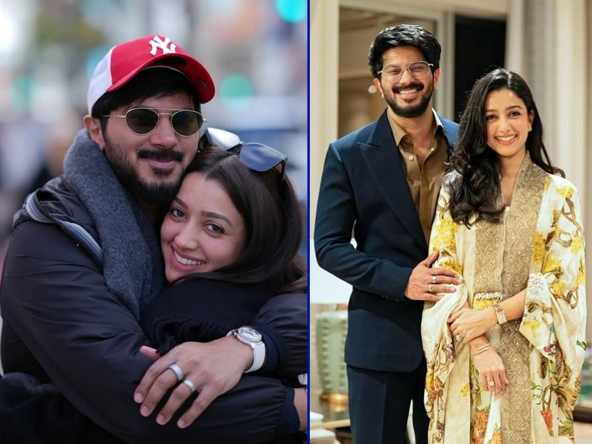 Dulquer Salmaan's cute post about his wife on their wedding anniversary (Photos).1