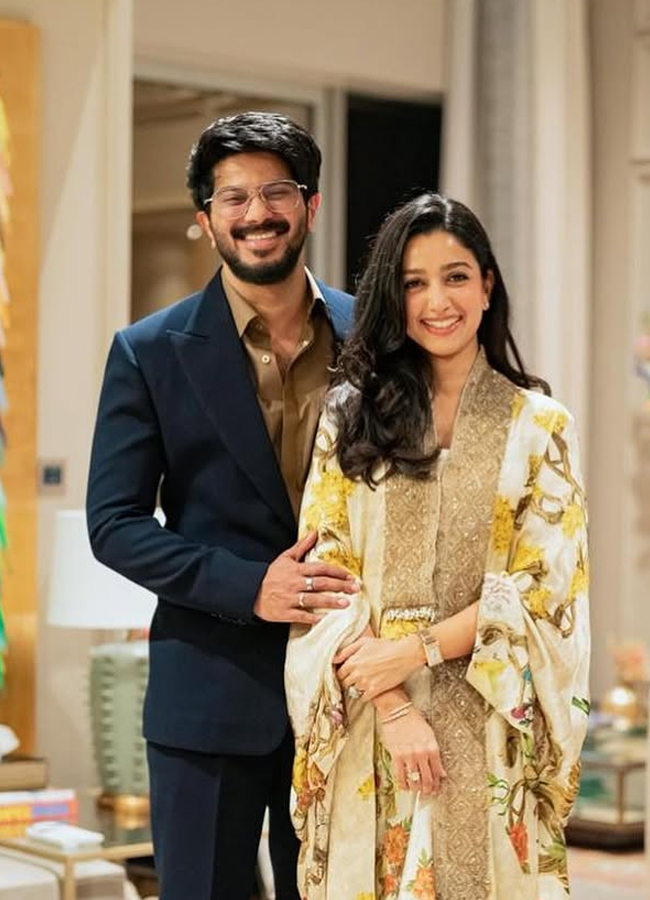 Dulquer Salmaan's cute post about his wife on their wedding anniversary (Photos).2