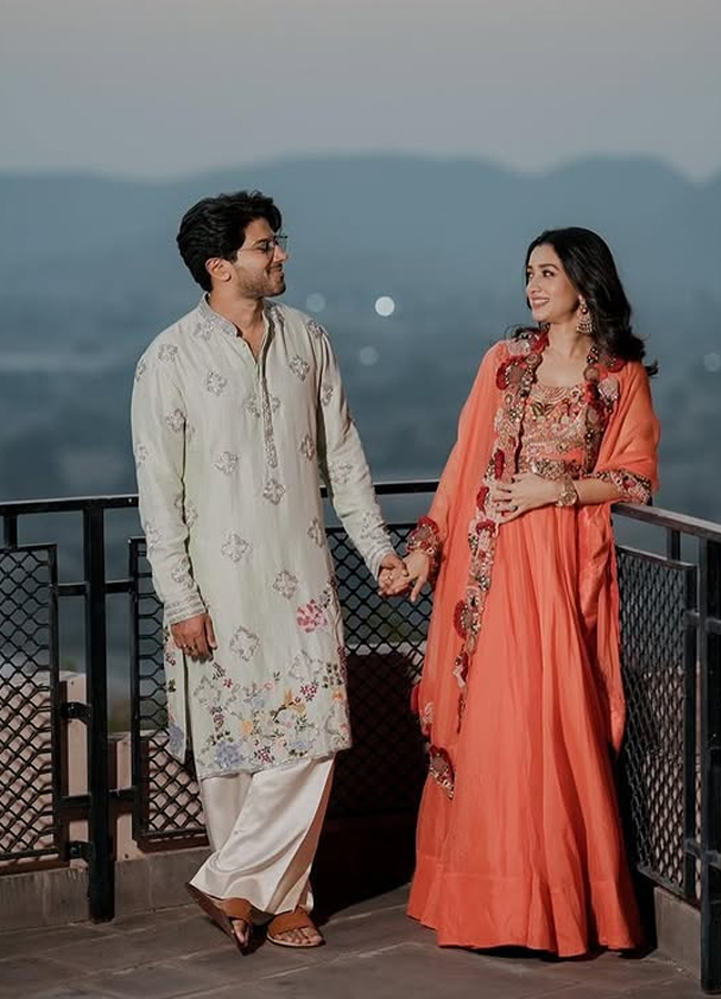 Dulquer Salmaan's cute post about his wife on their wedding anniversary (Photos).14