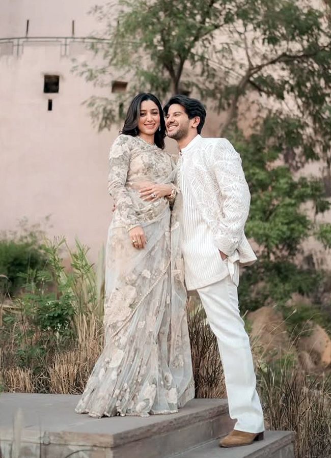 Dulquer Salmaan's cute post about his wife on their wedding anniversary (Photos).9