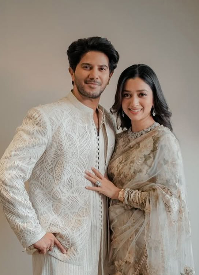Dulquer Salmaan's cute post about his wife on their wedding anniversary (Photos).10