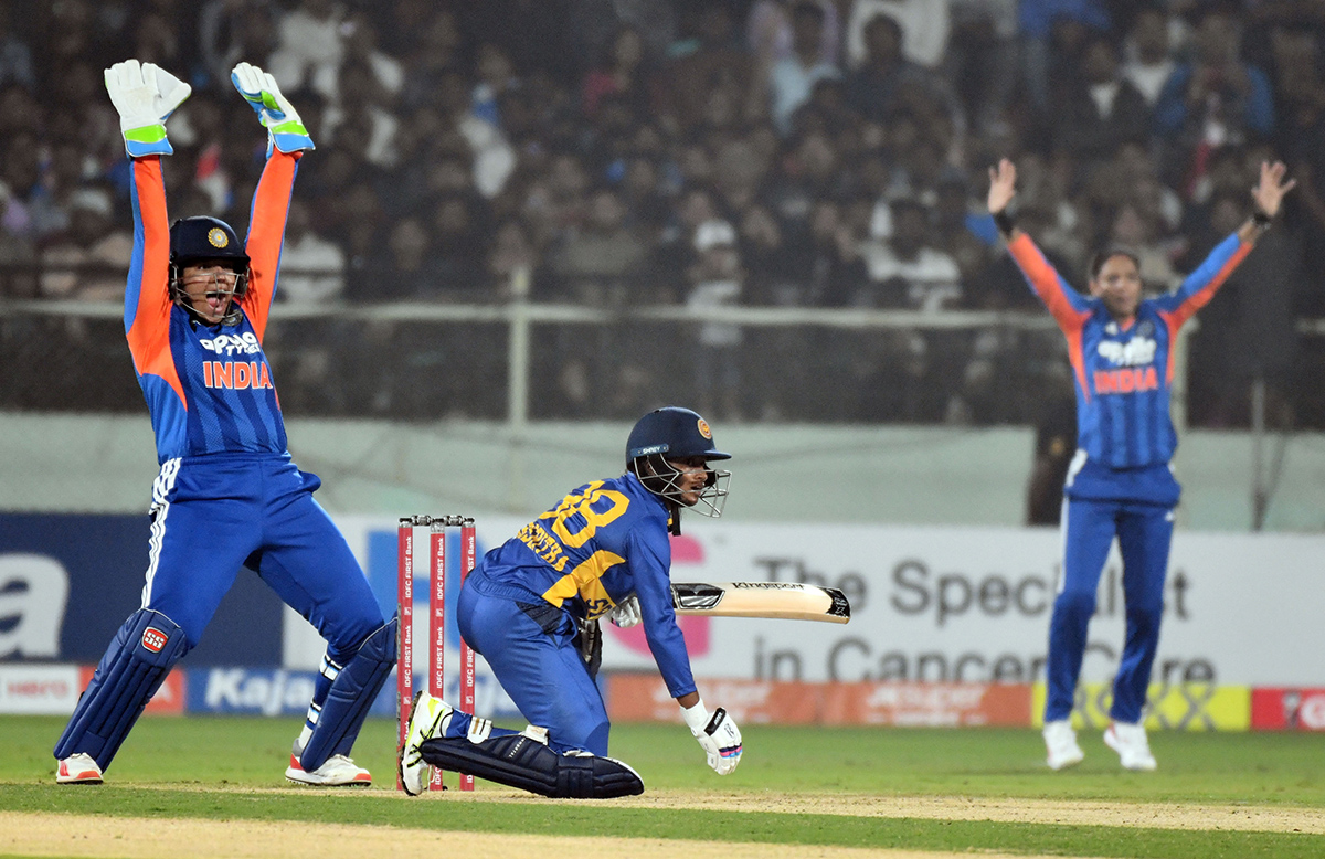 First Women T20I cricket match between India and Sri Lanka in Visakhapatnam10