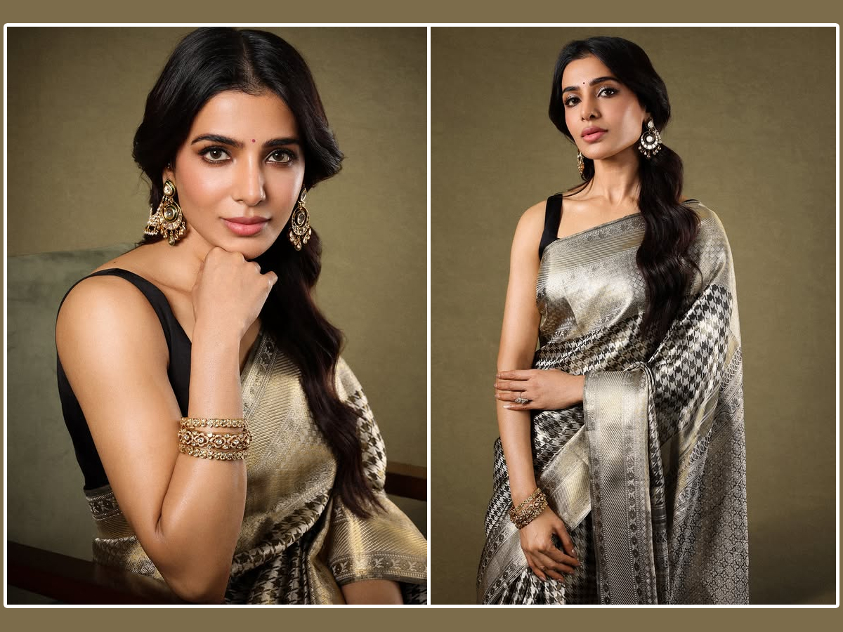 Samantha latest pictures in a saree goes viral1