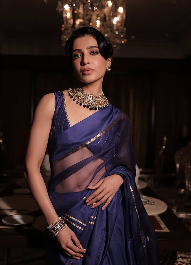 Samantha latest pictures in a saree goes viral12