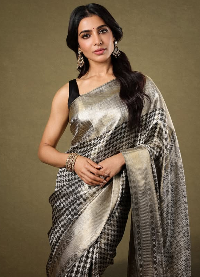 Samantha latest pictures in a saree goes viral4