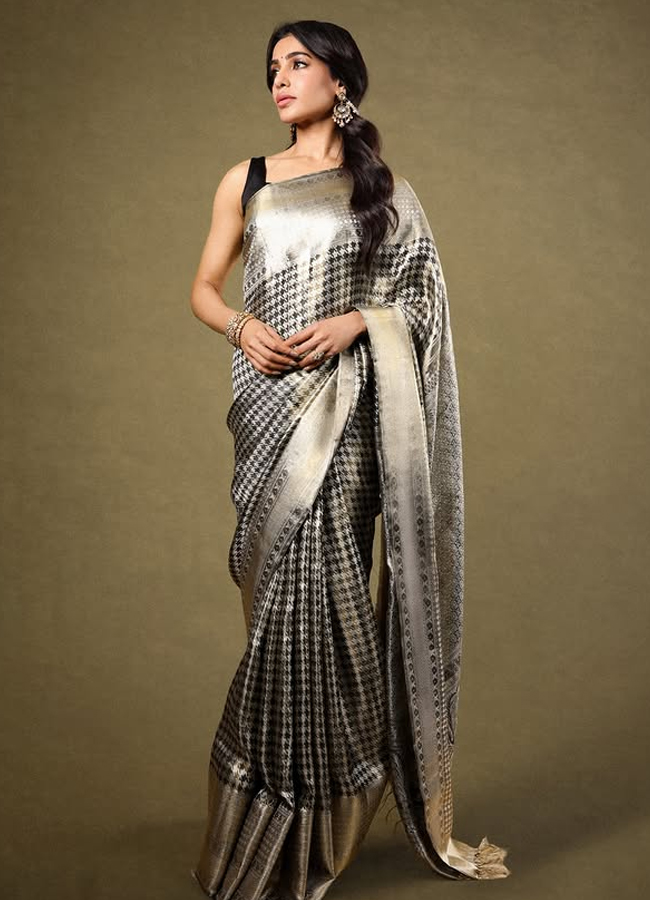 Samantha latest pictures in a saree goes viral7