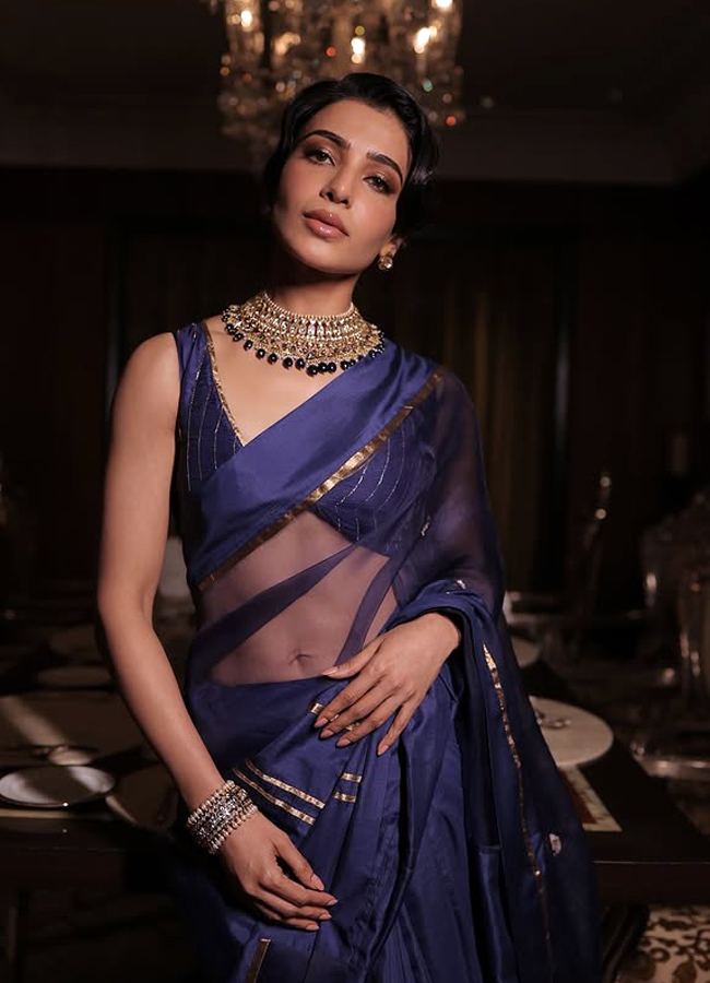 Samantha latest pictures in a saree goes viral9