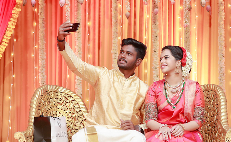 Sanju Samson wishes wife on 7th Wedding Anniversary Special Photos2