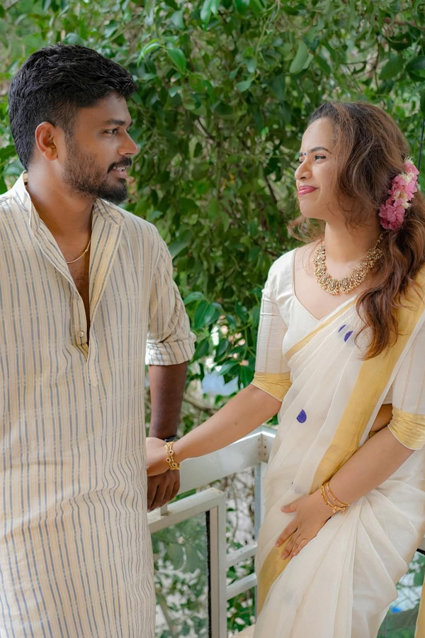 Sanju Samson wishes wife on 7th Wedding Anniversary Special Photos15