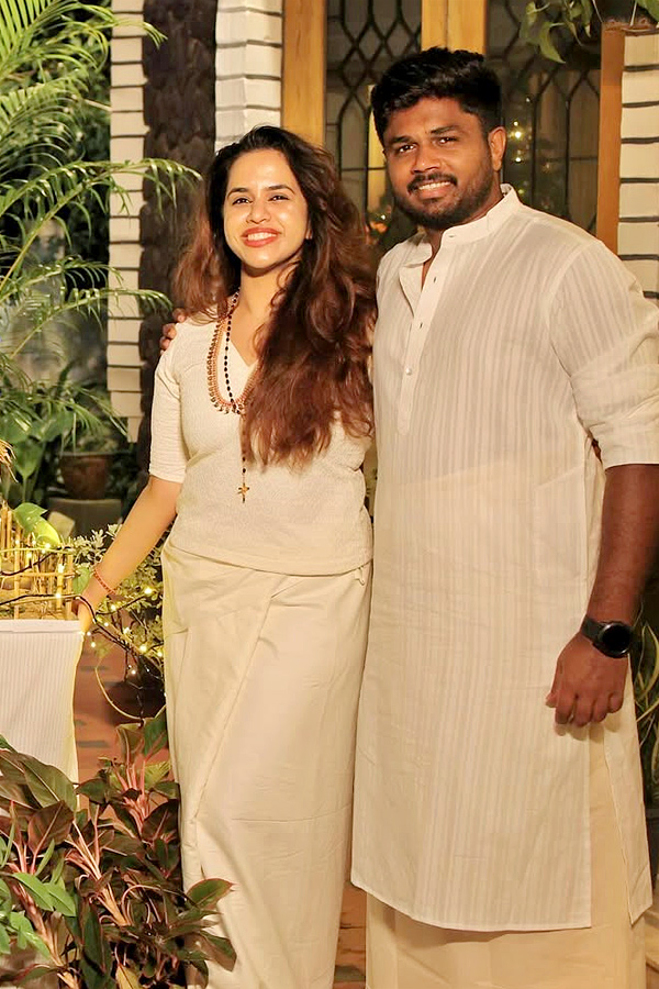 Sanju Samson wishes wife on 7th Wedding Anniversary Special Photos20