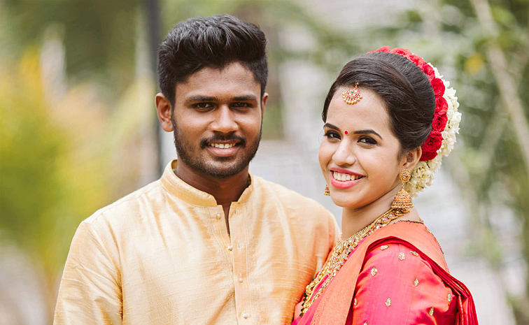Sanju Samson wishes wife on 7th Wedding Anniversary Special Photos3
