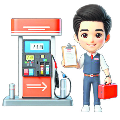 ఆయనో జూనియర్‌ అసిస్టెంట్‌. మున్సిపాలిటిలో పెట్రోల్‌ బంక1