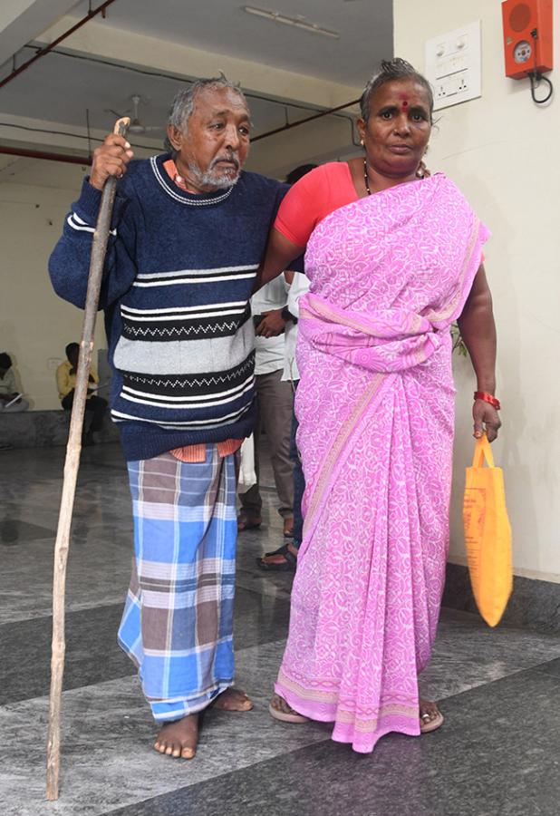 tirupati handicapped people Troubles To New pension14