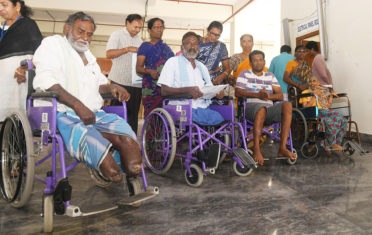 tirupati handicapped people Troubles To New pension2