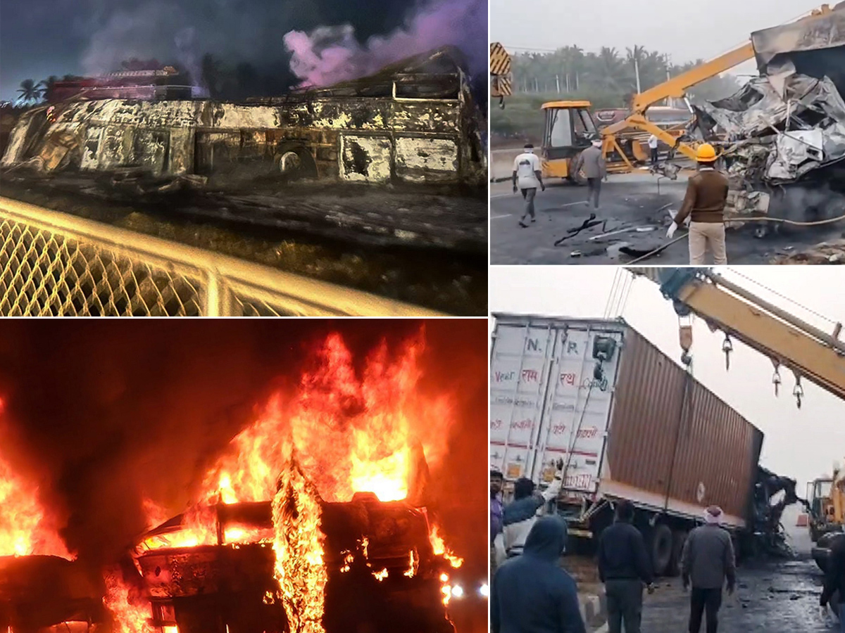 Bus Accident At Chitradurga 2025 Photos1