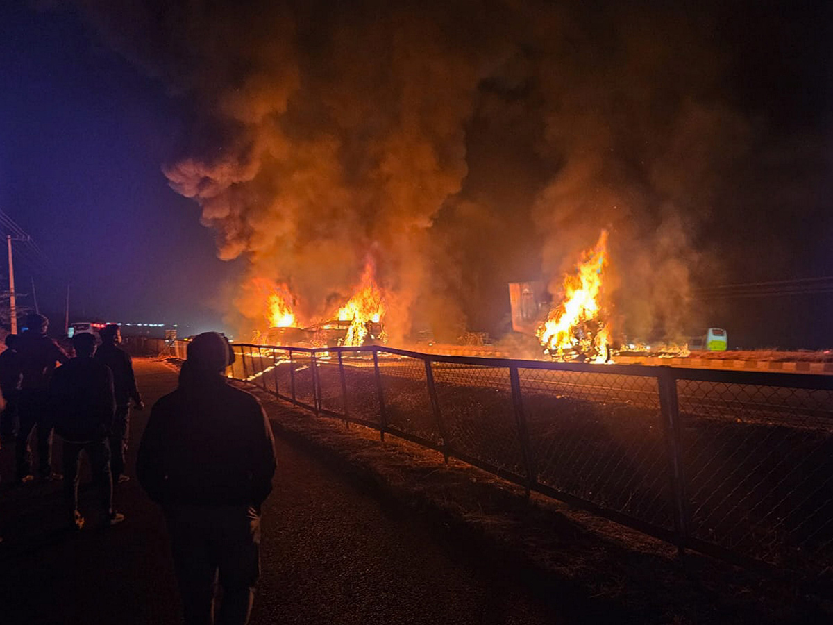 Bus Accident At Chitradurga 2025 Photos5