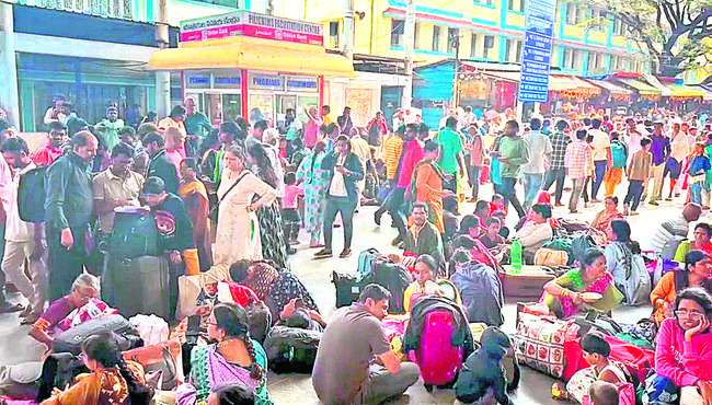 తిరుమలలో పెరిగిన భక్తుల రద్దీ1