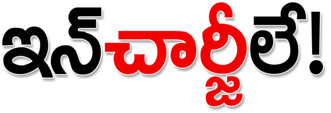 ఇన్‌చార్జిల పాలన ఎక్కడెక్కడంటే..1