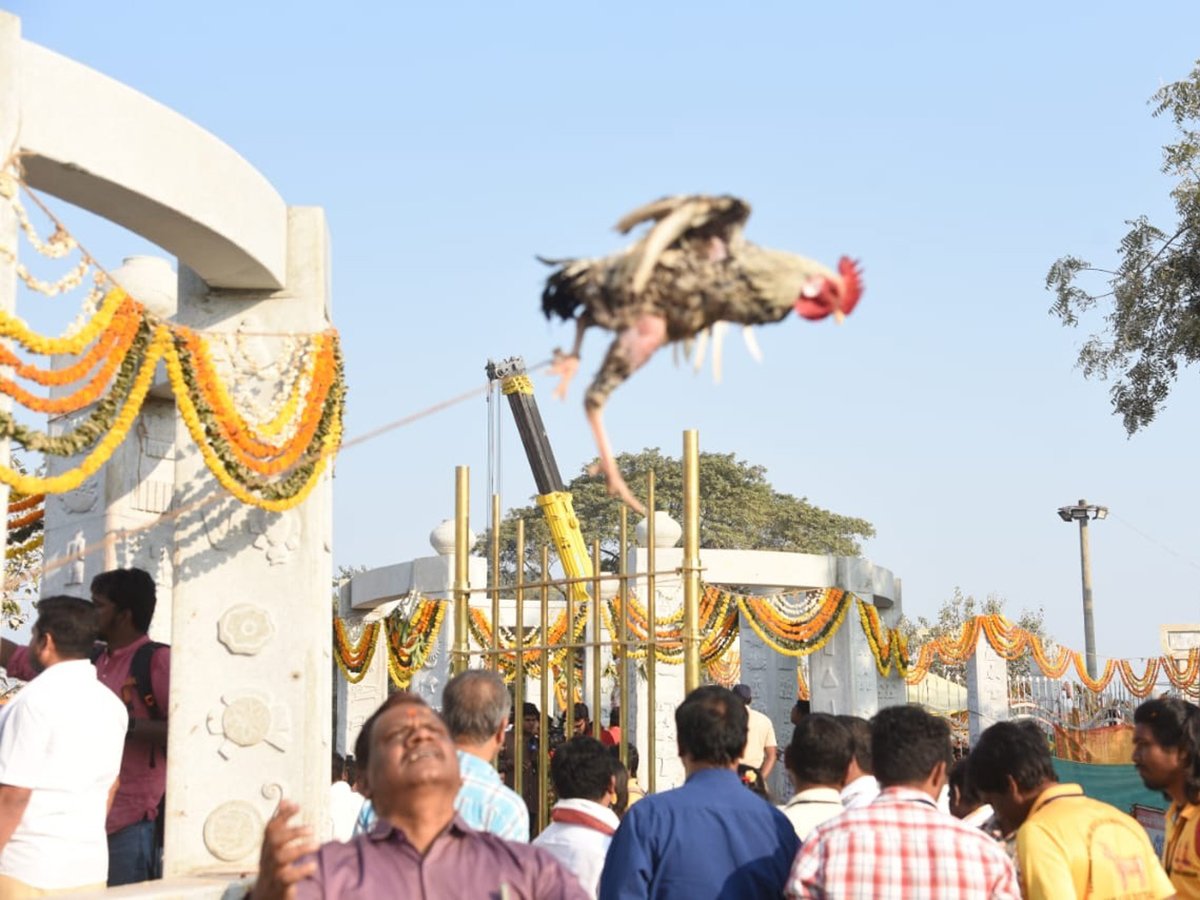 Huge Crowd At Medaram Sammakka Sarakka Temple9
