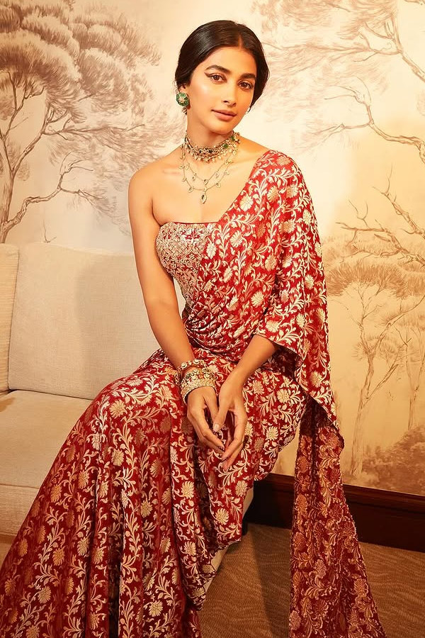 Actress Pooja Hegde At Jana Nayagan event Photos2