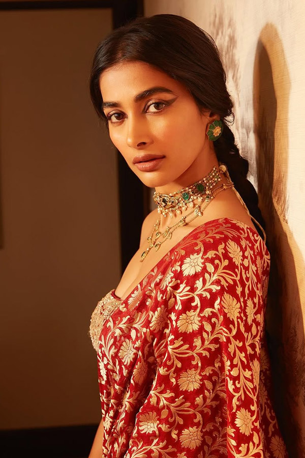 Actress Pooja Hegde At Jana Nayagan event Photos12