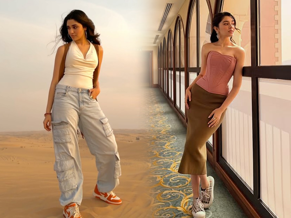 Uppena movie beauty Krithi Shetty enjoying her vacation in Abu Dhabi: Photos1