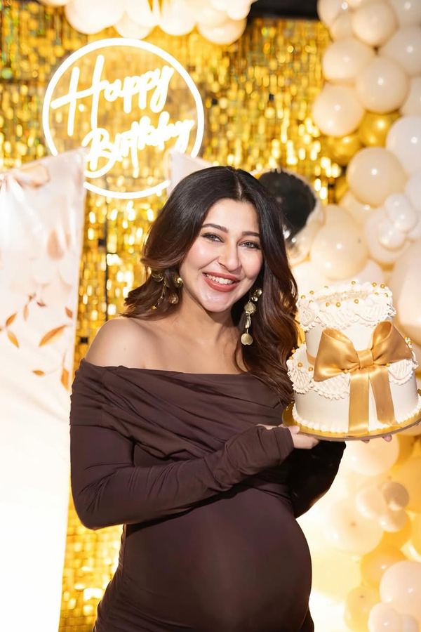 Sonarika Bhadoria Celebrating Birthday With Baby Bump Photos16