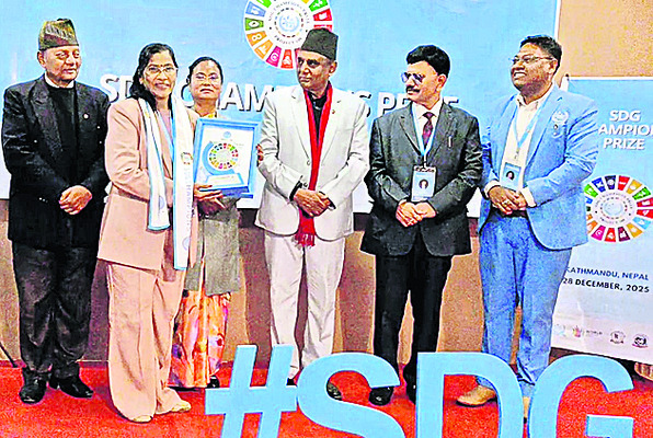 శతపతి అన్నపూర్ణకు ఎస్‌డీజీ చాంపియన్‌ అవార్డు1