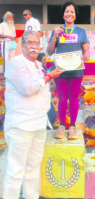 మాస్టర్‌ అథ్లెటిక్స్‌లో  తాండూరు మహిళ సత్తా 2