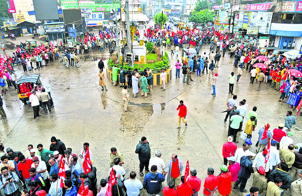 వామపక్షాల బంద్‌ ప్రశాంతం 1