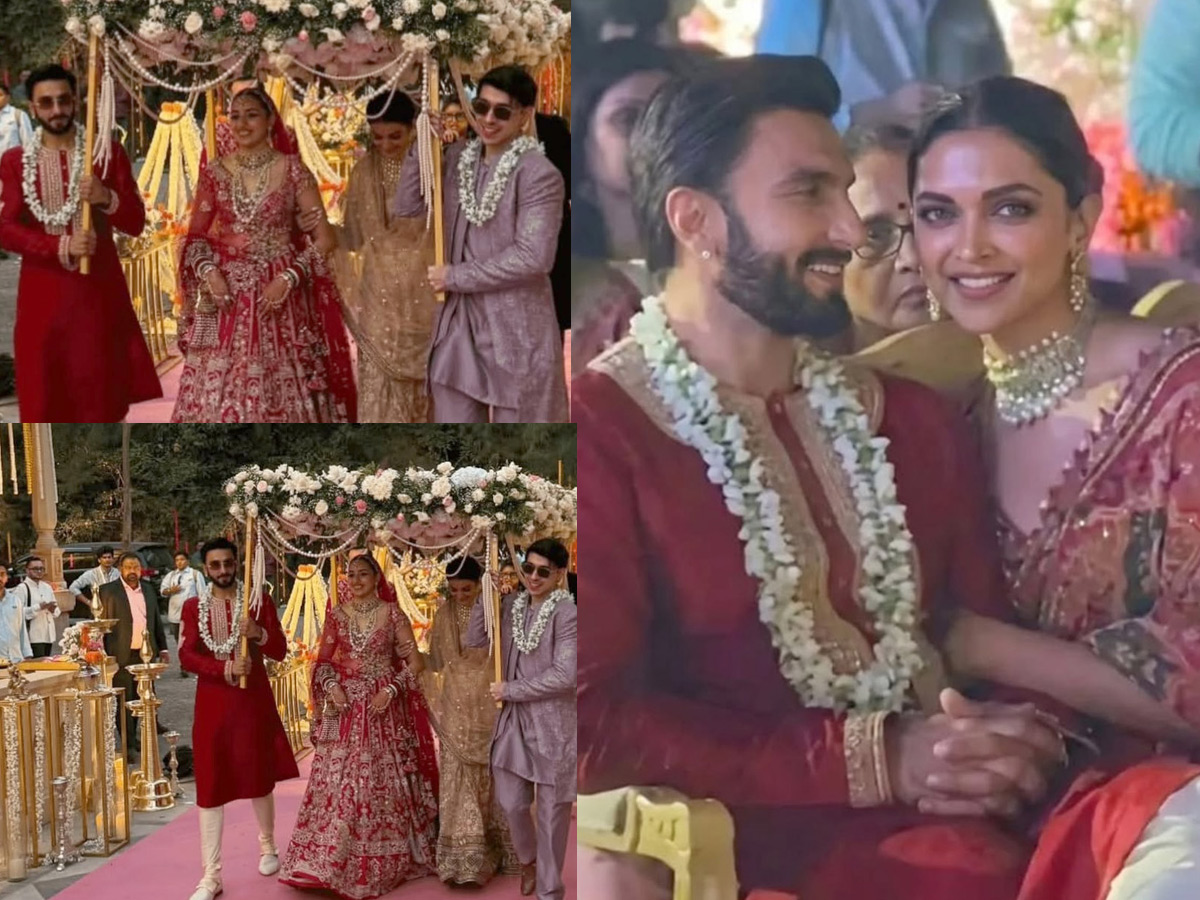 Deepika Padukone, Ranveer Singh Sprinkle Star Dust At Cousins Wedding Photos1