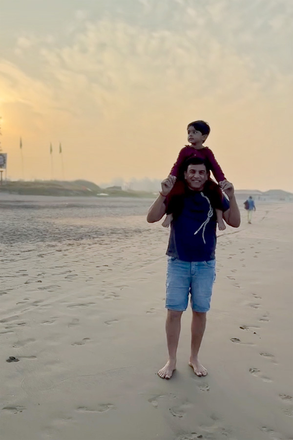 Producer Dil Raju garu spending joyful moments at the beach with his family4