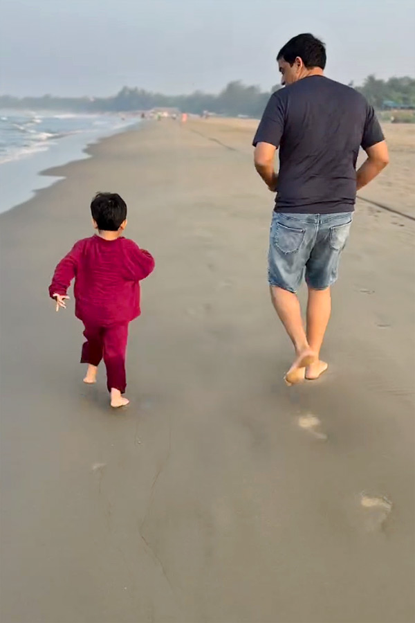 Producer Dil Raju garu spending joyful moments at the beach with his family5