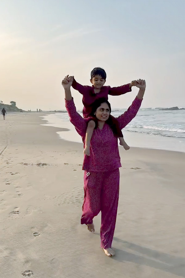Producer Dil Raju garu spending joyful moments at the beach with his family8