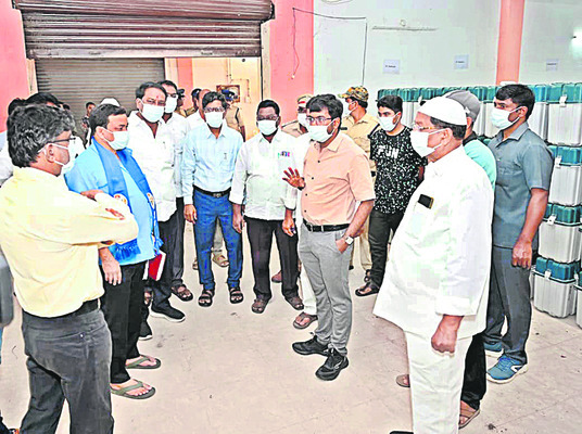 ఈవీఎం గోడౌన్‌ పరిశీలన  2