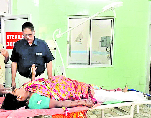 ఆటో బోల్తా : పలువురికి గాయాలు 1