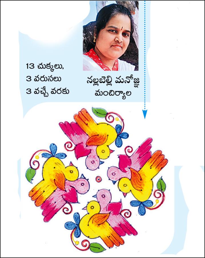 New year 2026 Beautiful Rangoli Designs4