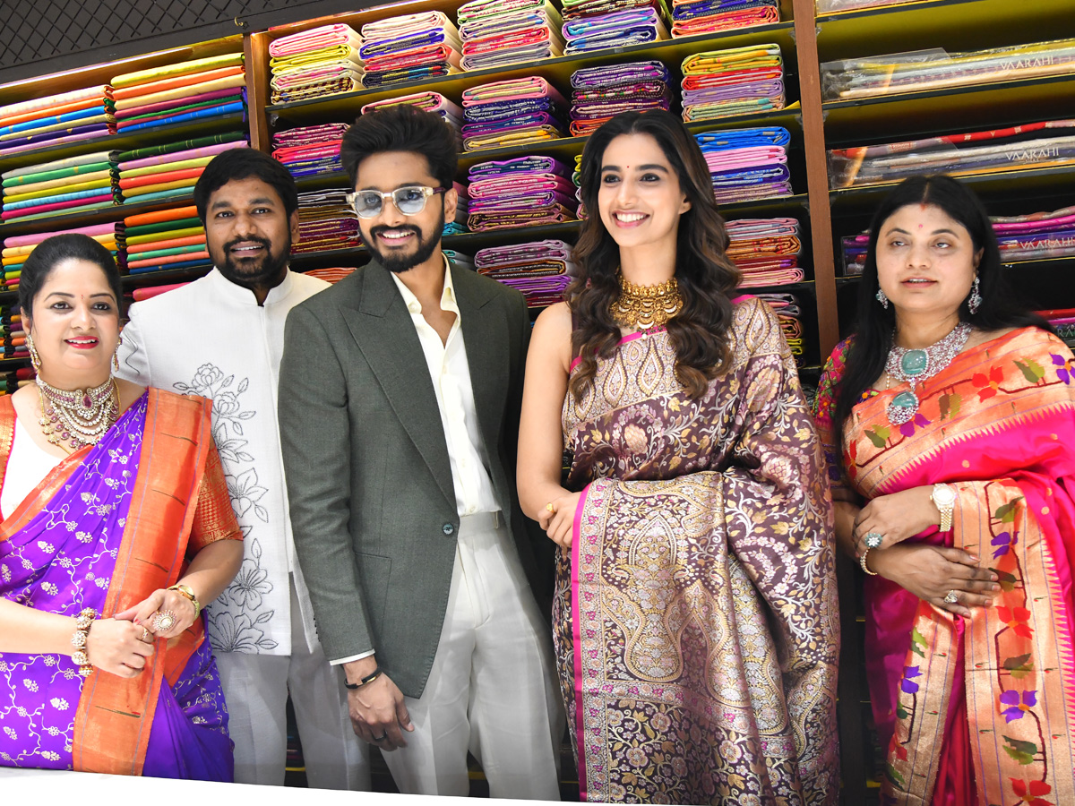 Hero Teja Sajja, Actress Meenakshi Chaudhary Launches Shopping Mall Photos14